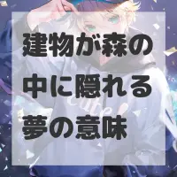 建物が森の中に隠れる夢のサムネイル