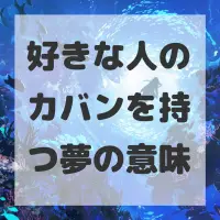 好きな人のカバンを持つ夢のサムネイル