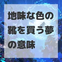 地味な色の靴を買う夢のサムネイル