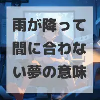 雨が降って間に合わない夢のサムネイル