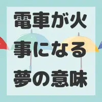 電車が火事になる夢のサムネイル