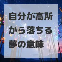 自分が高所から落ちる夢のサムネイル
