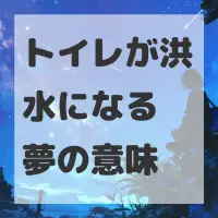 トイレが洪水になる夢のサムネイル