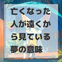 亡くなった人が遠くから見ている夢のサムネイル