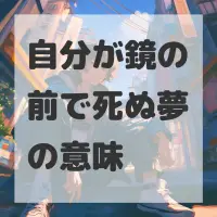 自分が鏡の前で死ぬ夢のサムネイル