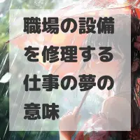 職場の設備を修理する仕事の夢のサムネイル