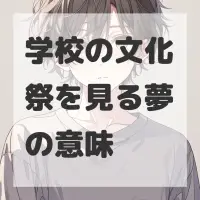 学校の文化祭を見る夢のサムネイル