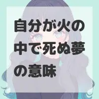 自分が火の中で死ぬ夢のサムネイル