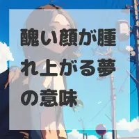 醜い顔が腫れ上がる夢のサムネイル