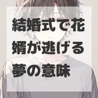 結婚式で花婿が逃げる夢のサムネイル