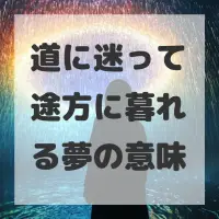 道に迷って途方に暮れる夢のサムネイル