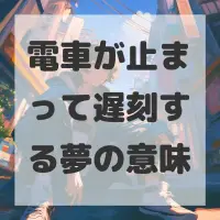電車が止まって遅刻する夢のサムネイル