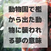 動物園で檻から出た動物に襲われる夢のサムネイル
