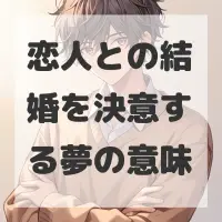 恋人との結婚を決意する夢のサムネイル