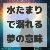 水たまりで溺れる夢のサムネイル