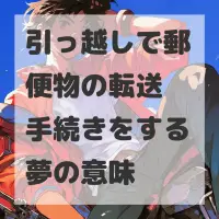 引っ越しで郵便物の転送手続きをする夢のサムネイル