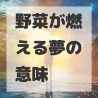 野菜が燃える夢のサムネイル