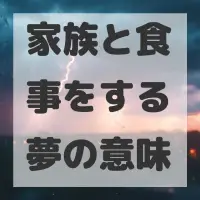 家族と食事をする夢のサムネイル