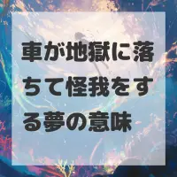 車が地獄に落ちて怪我をする夢のサムネイル