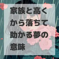 家族と高くから落ちて助かる夢のサムネイル