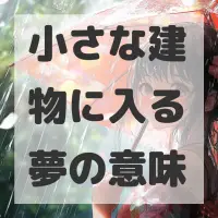 小さな建物に入る夢のサムネイル