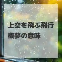 上空を飛ぶ飛行機夢のサムネイル