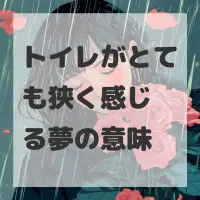 トイレがとても狭く感じる夢のサムネイル