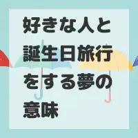 好きな人と誕生日旅行をする夢のサムネイル