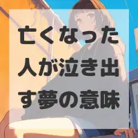 亡くなった人が泣き出す夢のサムネイル