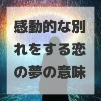 感動的な別れをする恋の夢のサムネイル