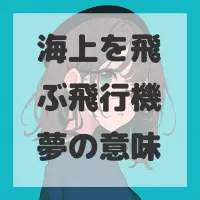 海上を飛ぶ飛行機夢のサムネイル