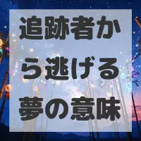 追跡者から逃げる夢のサムネイル