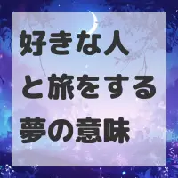 好きな人と旅をする夢のサムネイル