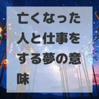 亡くなった人と仕事をする夢のサムネイル