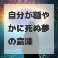 自分が穏やかに死ぬ夢のサムネイル