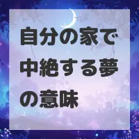 自分の家で中絶する夢のサムネイル