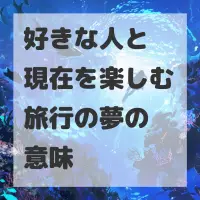 好きな人と現在を楽しむ旅行の夢のサムネイル