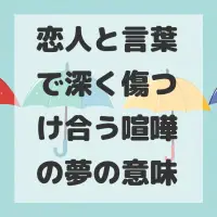 恋人と言葉で深く傷つけ合う喧嘩の夢のサムネイル
