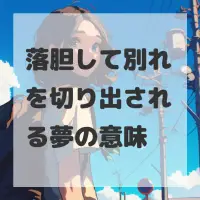 落胆して別れを切り出される夢のサムネイル