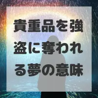 貴重品を強盗に奪われる夢のサムネイル画像