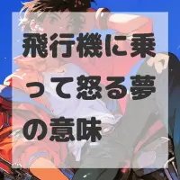 飛行機に乗って怒る夢のサムネイル