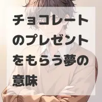 チョコレートのプレゼントをもらう夢のサムネイル