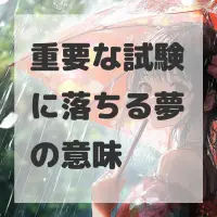重要な試験に落ちる夢のサムネイル