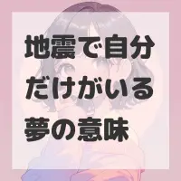 地震で自分だけがいる夢のサムネイル