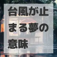台風が止まる夢のサムネイル