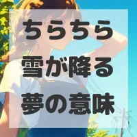 ちらちら雪が降る夢のサムネイル