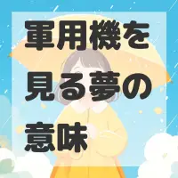 軍用機を見る夢のサムネイル