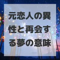 元恋人の異性と再会する夢のサムネイル