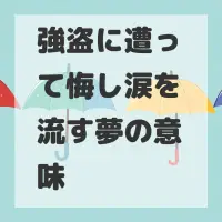 強盗に遭って悔し涙を流す夢のサムネイル画像