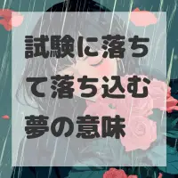 試験に落ちて落ち込む夢のサムネイル